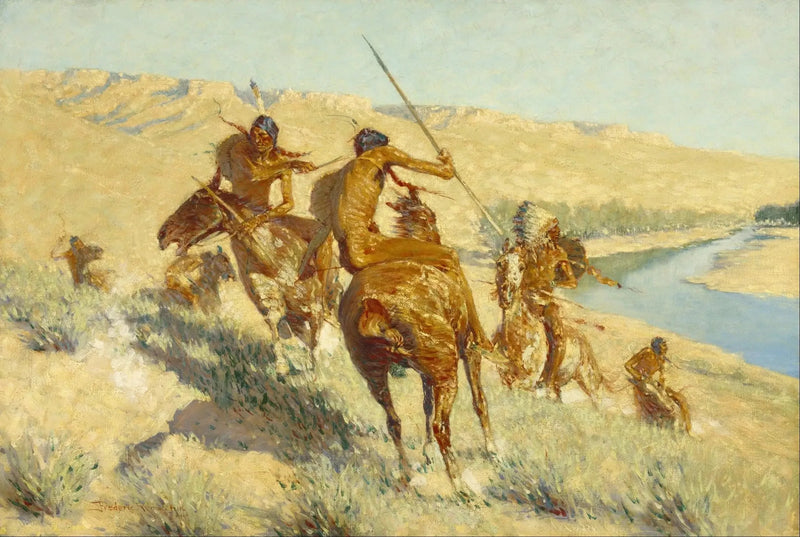 Buffalo Gun Bölümü - Frederic Remington