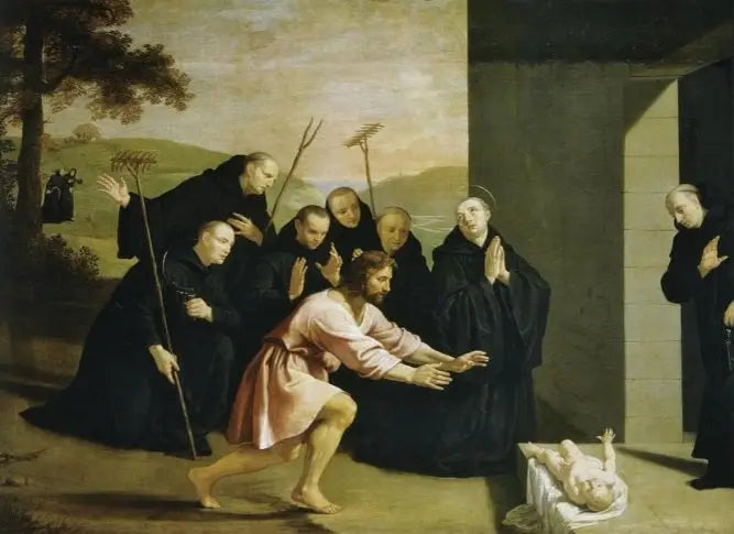 Saint Benoît'in Hayatından Bölümler: Dirilen Çocuk - Philippe de Champaigne