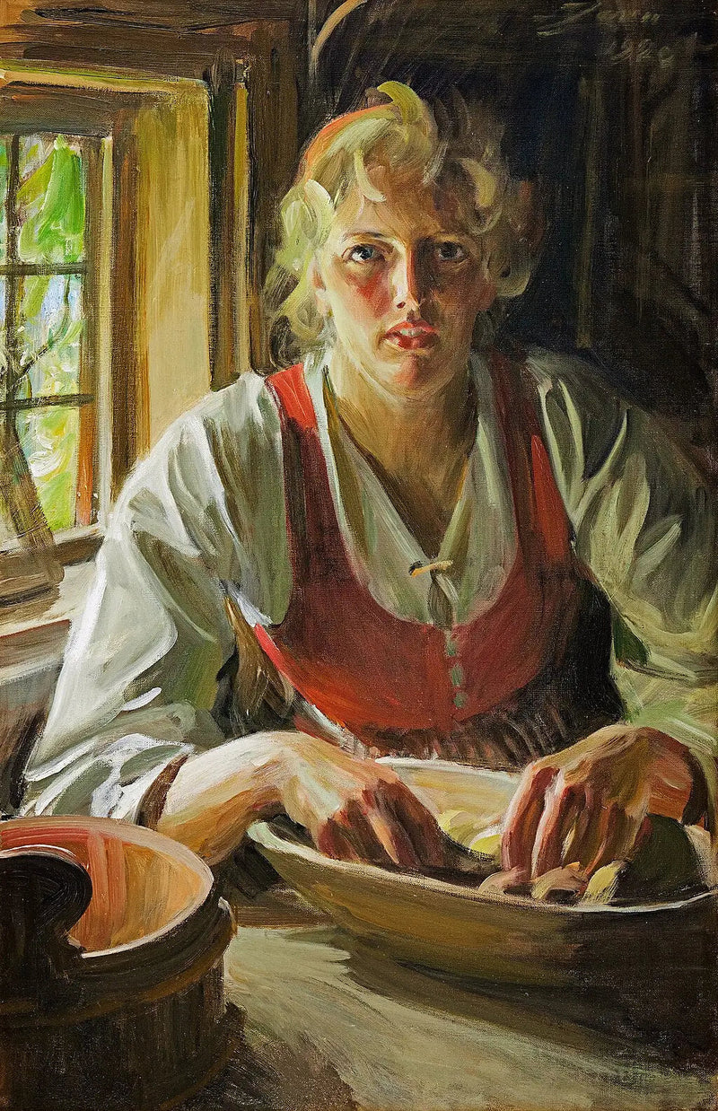 Patatesleri Soymak - Anders Zorn