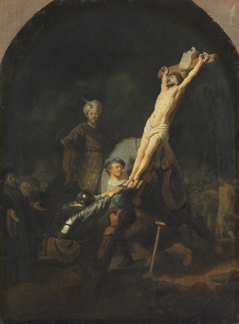 Haçın Dikilmesi - Rembrandt