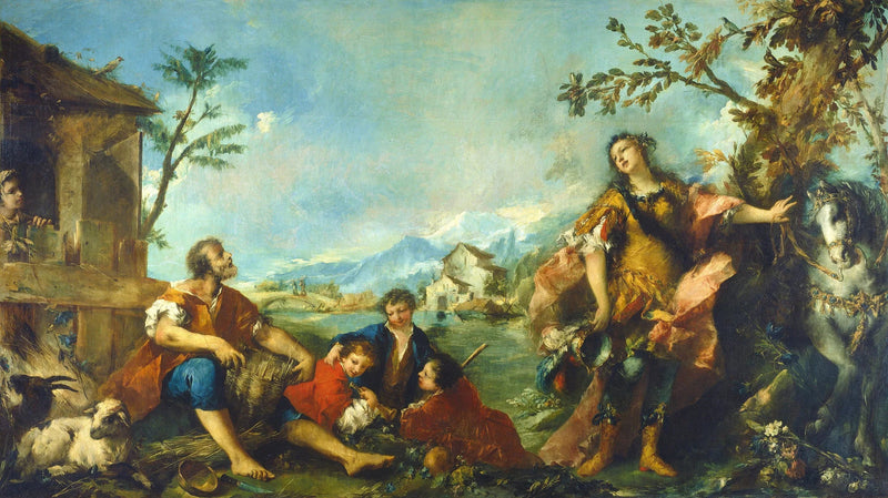 Erminia ve Çobanlar - Francesco Guardi