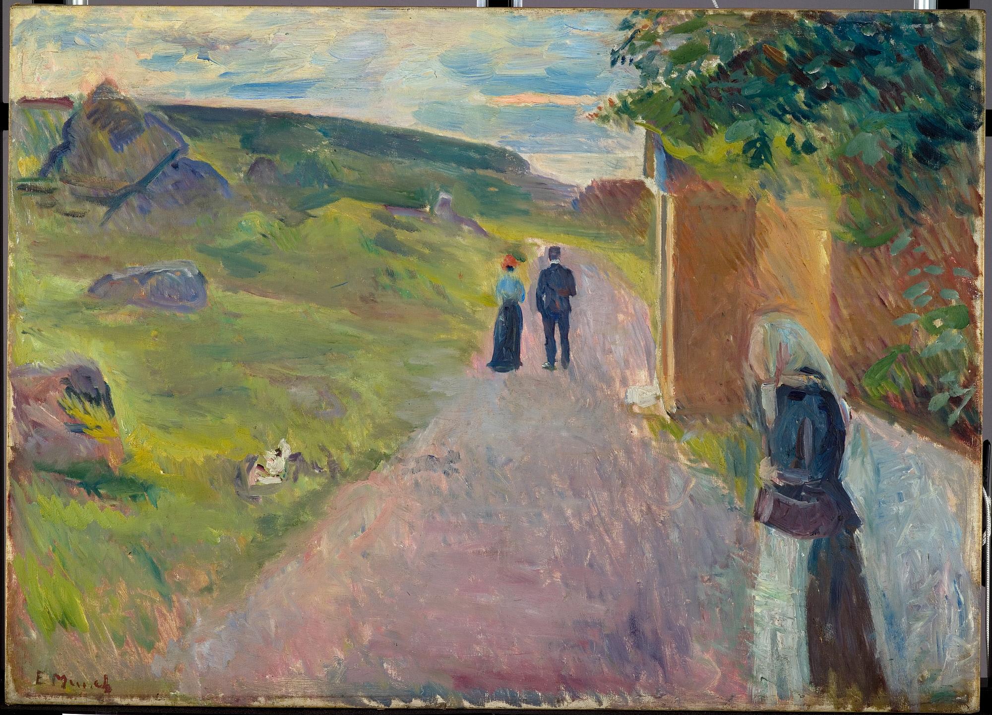 Reproduction du tableau « Érotisme un soir d'été - Edvard Munch » par Alpha Reproduction en peinture à l’huile
