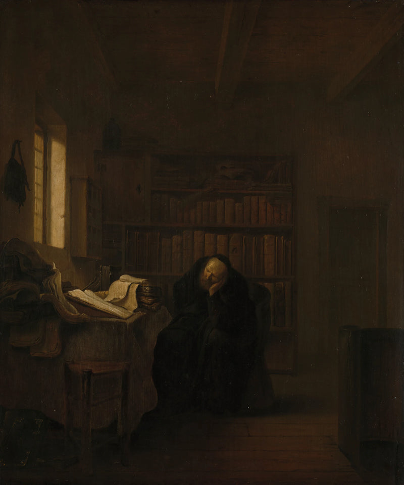 Un érudit dans son étude - Willem de Poorter