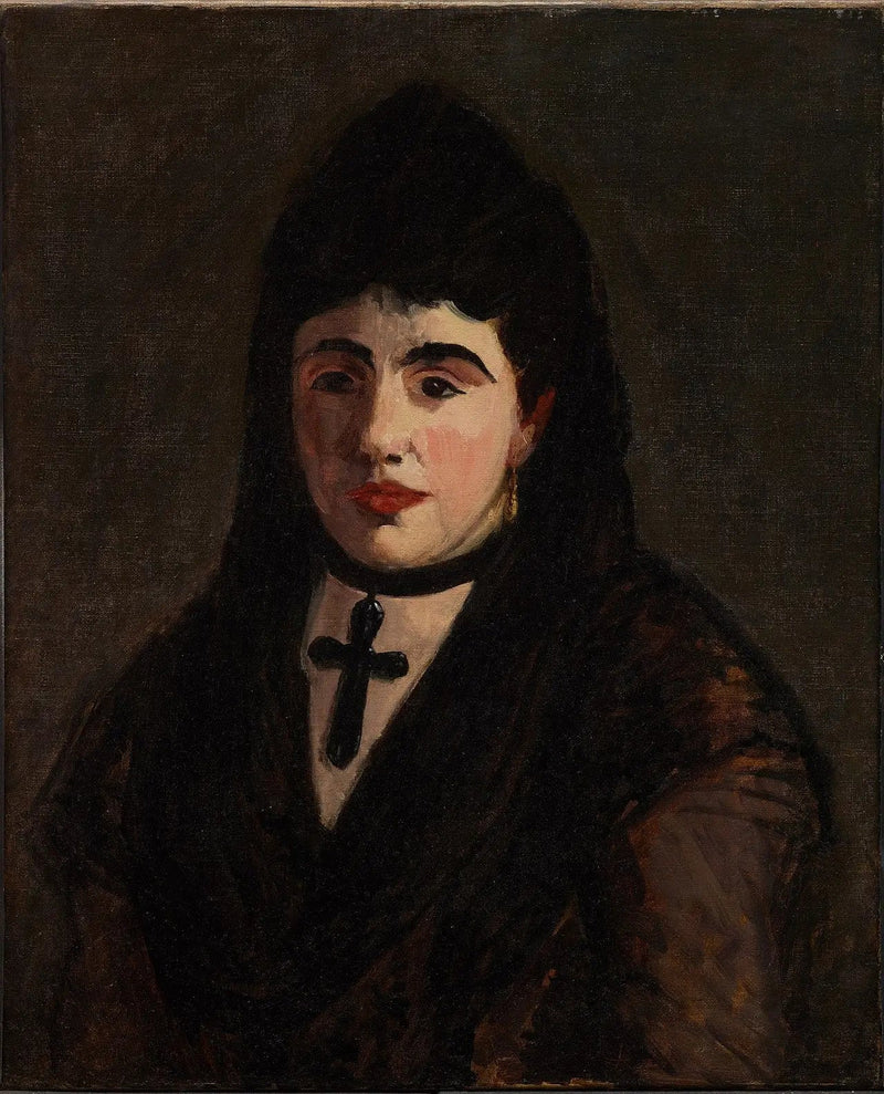 Siyah Haçlı İspanyol - Édouard Manet