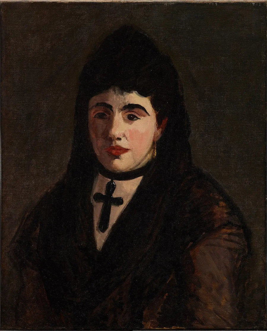 Siyah Haçlı İspanyol - Édouard Manet