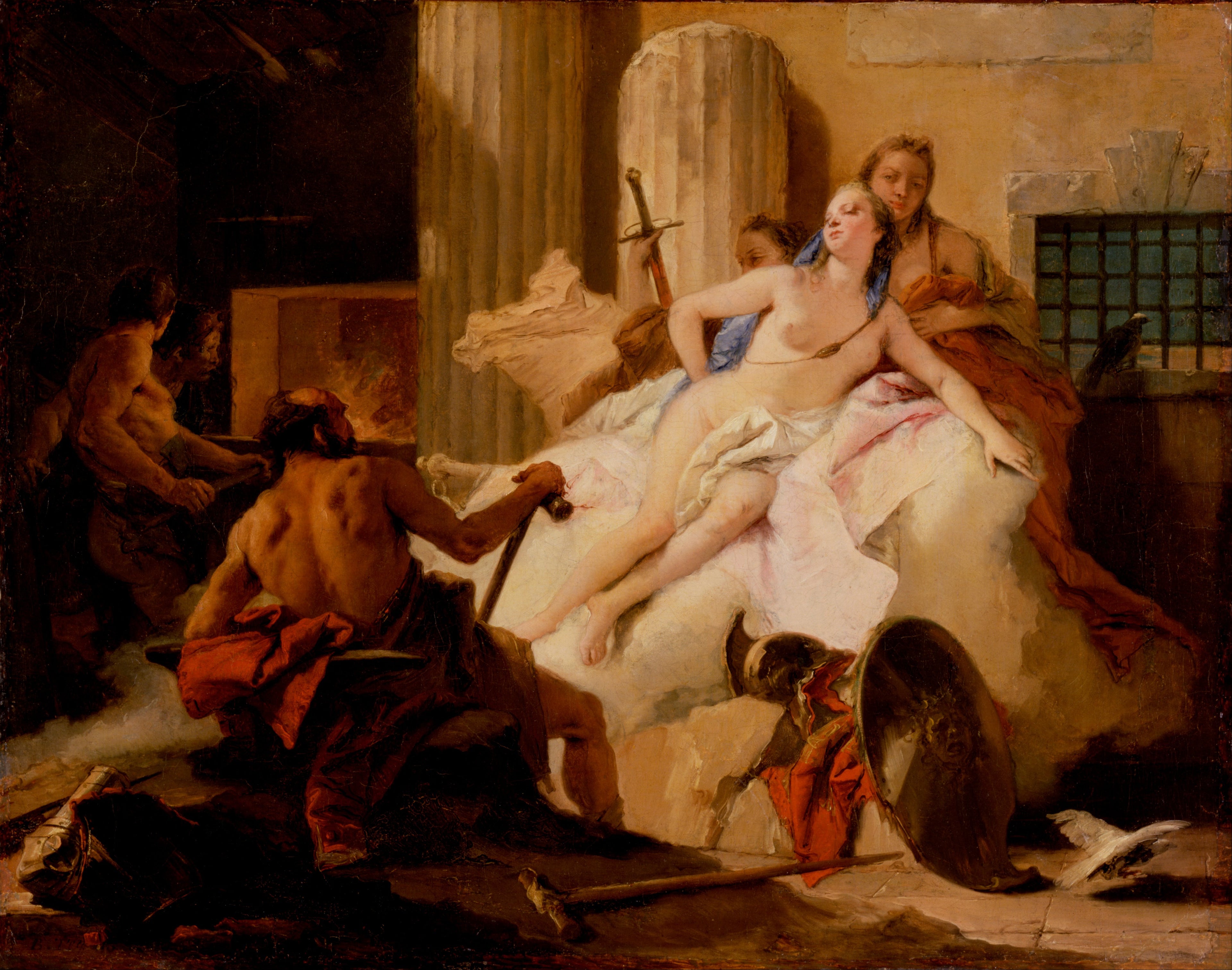 Esquisse pour « Vénus et Vulcain » - Giovanni Battista Tiepolo