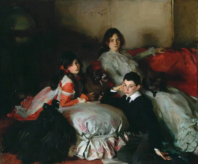 Essie, Ruby ve Ferdinand, Asher Wertheimer'in çocukları - John Singer Sargent
