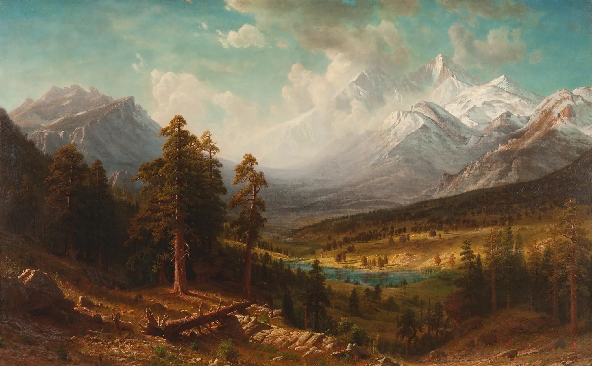 Estes Park Long’s Peak - Albert Bierstadt - Alpha Reproduction
