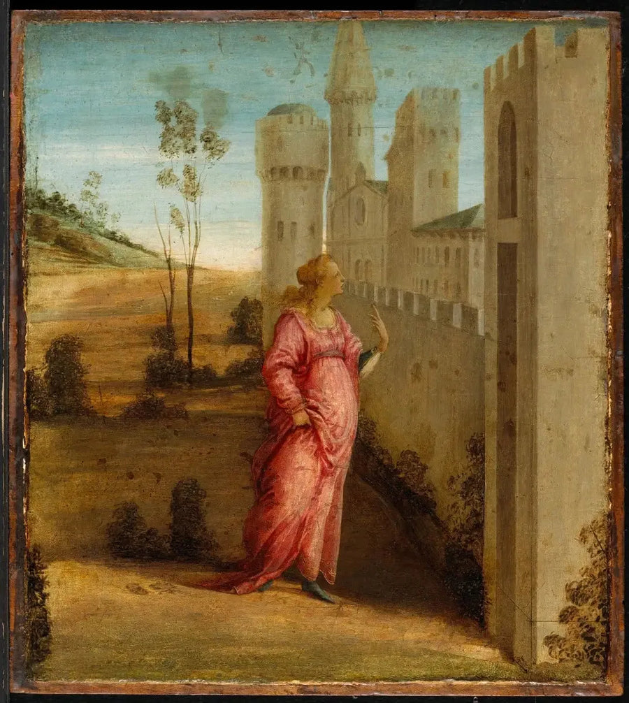 Esther Sarayın Kapılarında - Filippino Lippi
