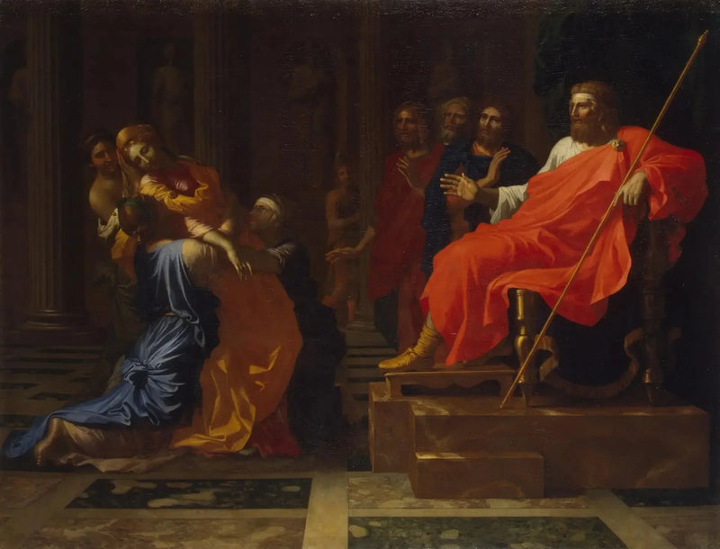 Esther Önünde Assuérus - Nicolas Poussin