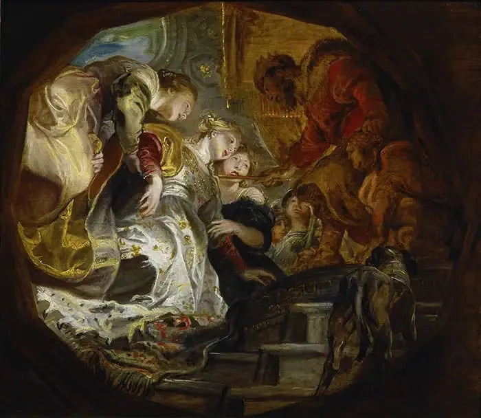 Esther Önünde Assuérus - Peter Paul Rubens