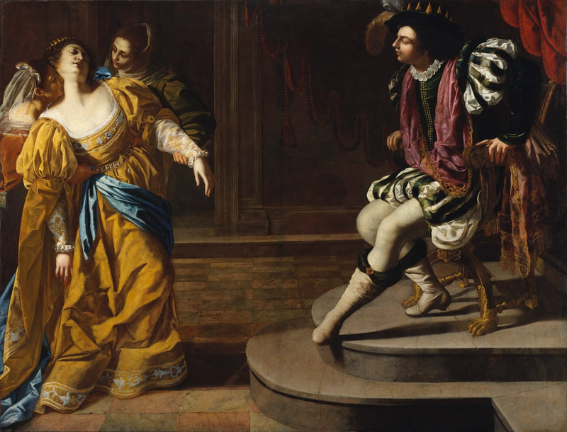 Esther ve Asüerus - Artemisia Gentileschi