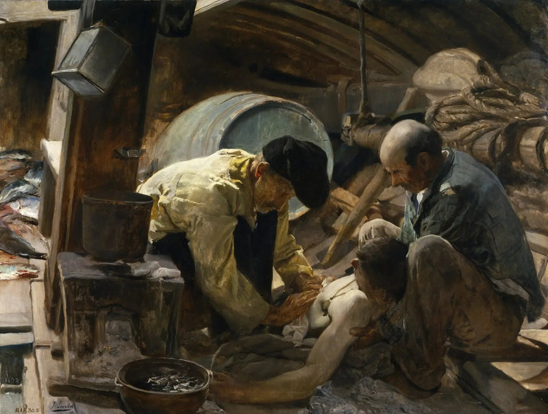 Ve ayrıca balığın pahalı olduğunu söylüyorlar! - Joaquín Sorolla