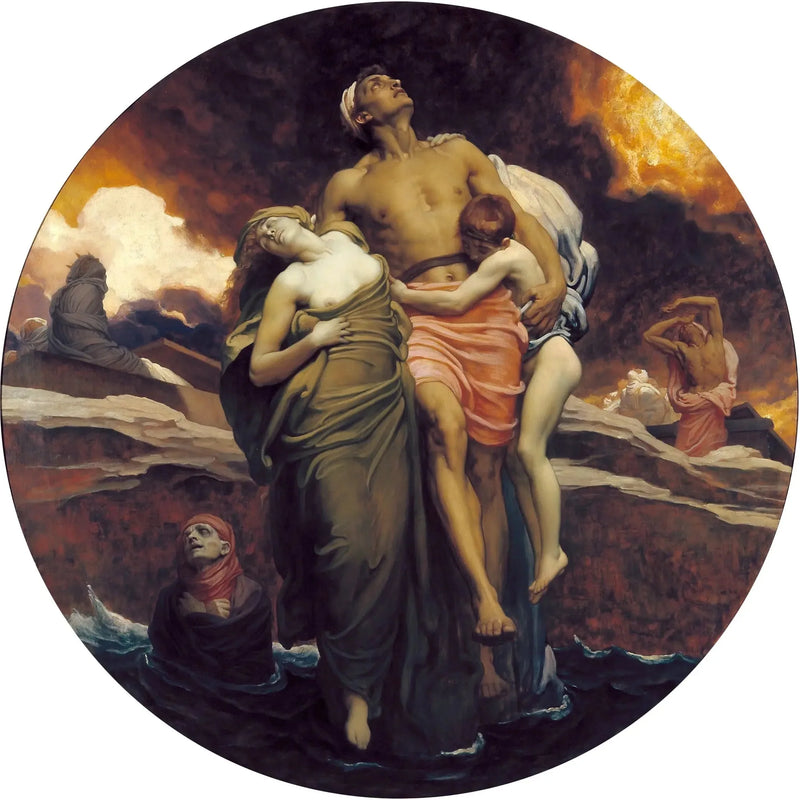 Ve deniz, içinde ölüleri verdi - Frederic Leighton