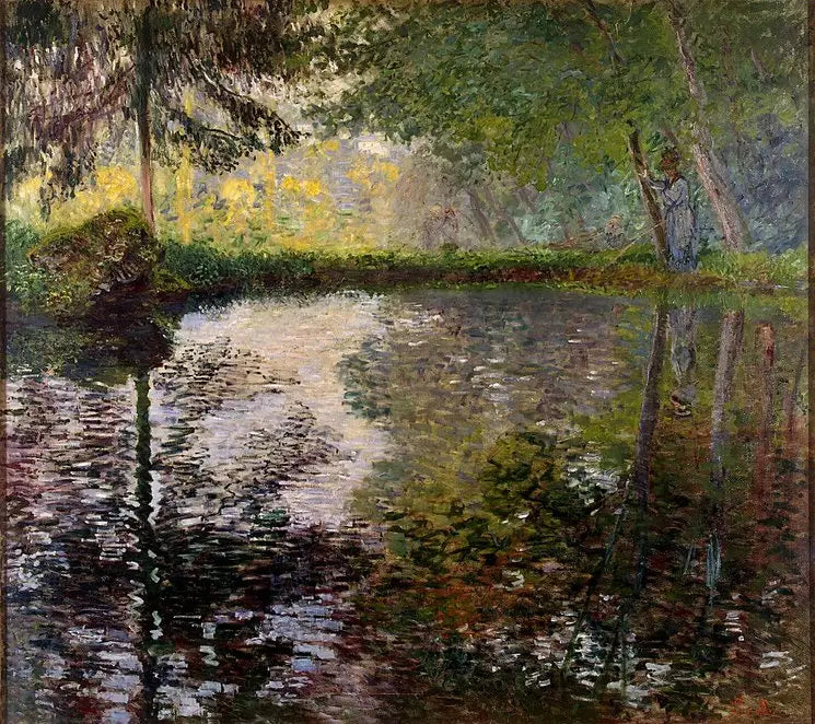 Montgeron'da Gölet - Claude Monet