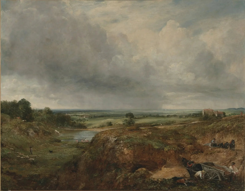 Branch Hill Göleti, Hampstead Heath (1824) - John Constable