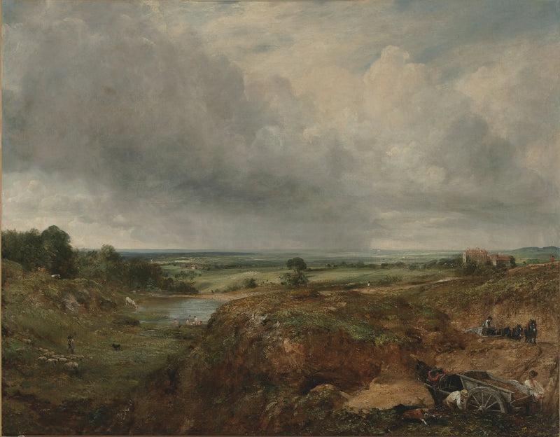 Branch Hill Göleti, Hampstead Heath (1824) - John Constable