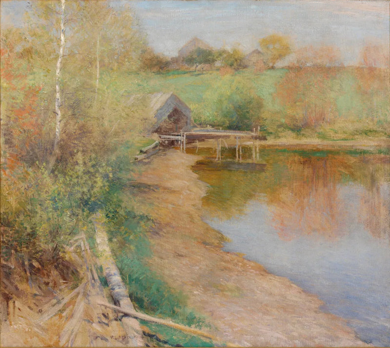 Değirmen Göleti - Willard Metcalf