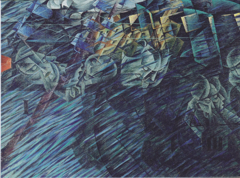 Ruh Hali II: Gidenler - Umberto Boccioni