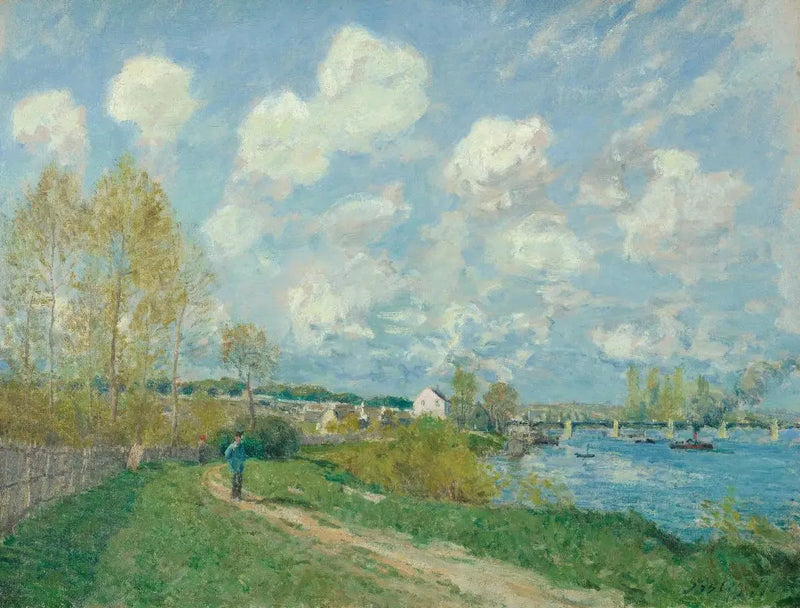 Bougival'da Yaz - Alfred Sisley