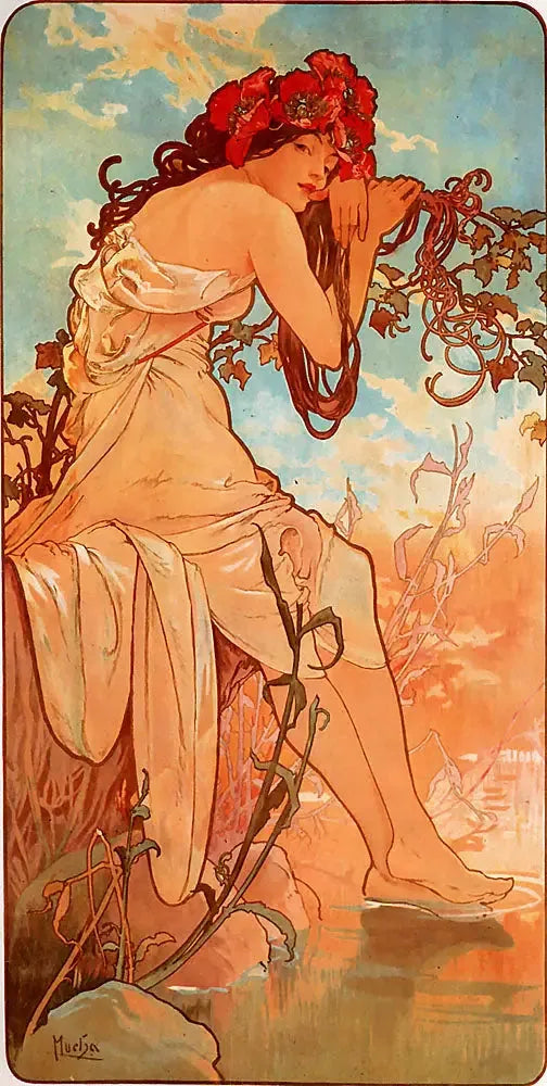 Yaz - Alphonse Mucha