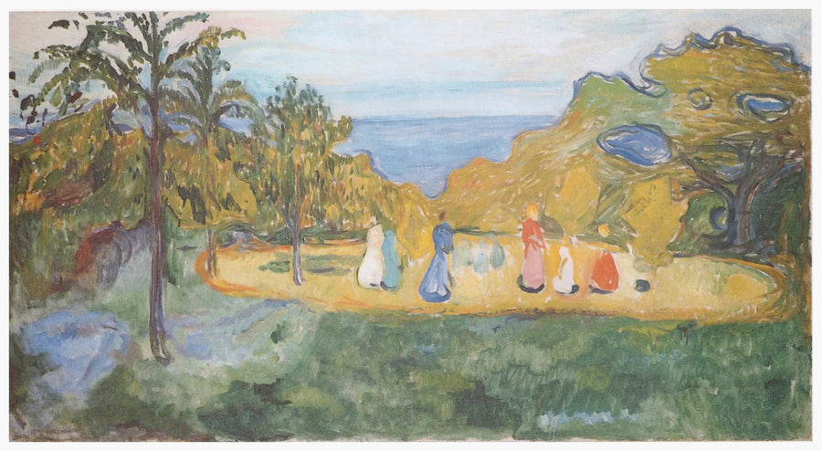 Parkta Yaz (Frise Linde) - Edvard Munch