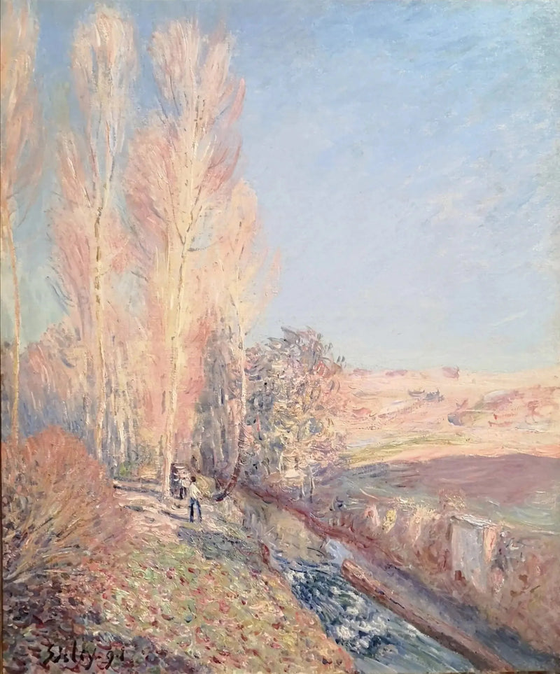 Saint-Martin Yazı, Moret-sur-Loing Çevresi - Alfred Sisley