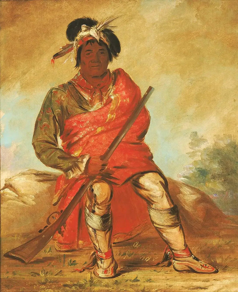 Eteh-ée-fix-e-co, Kalpsiz Geyik, Bir Şef - George Catlin