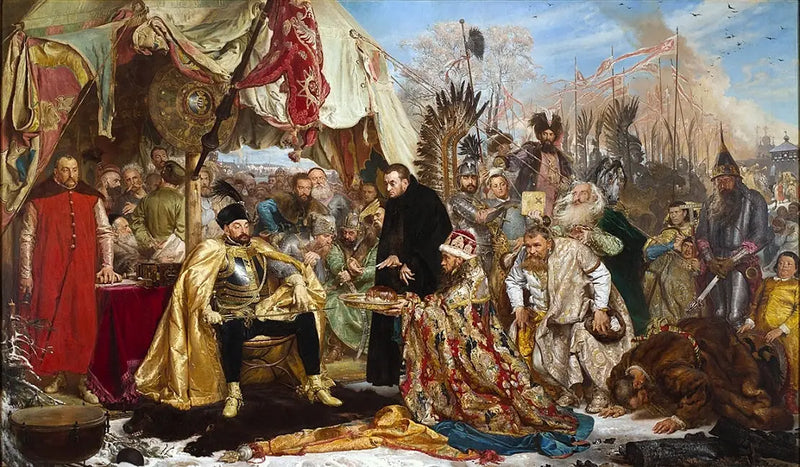 Étienne Báthory Pskov'da - Jan Matejko