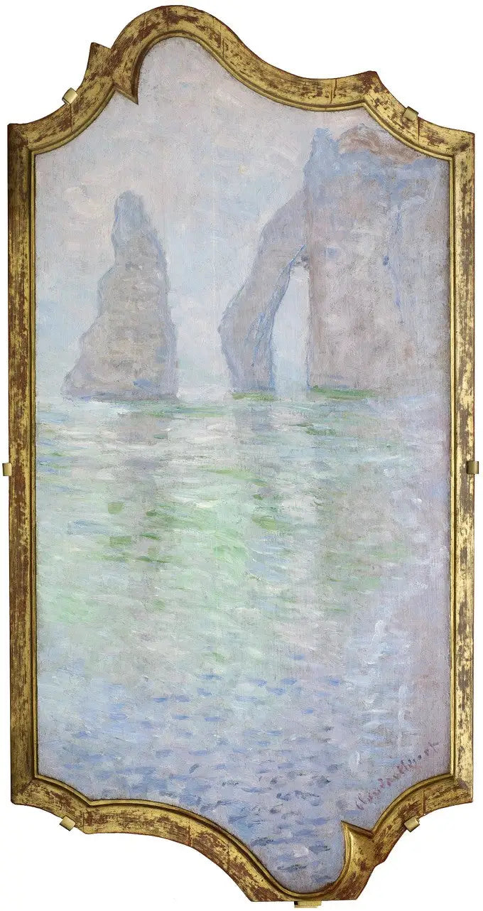 Étretat, L'Aiguille ve Porte d'Aval - Claude Monet