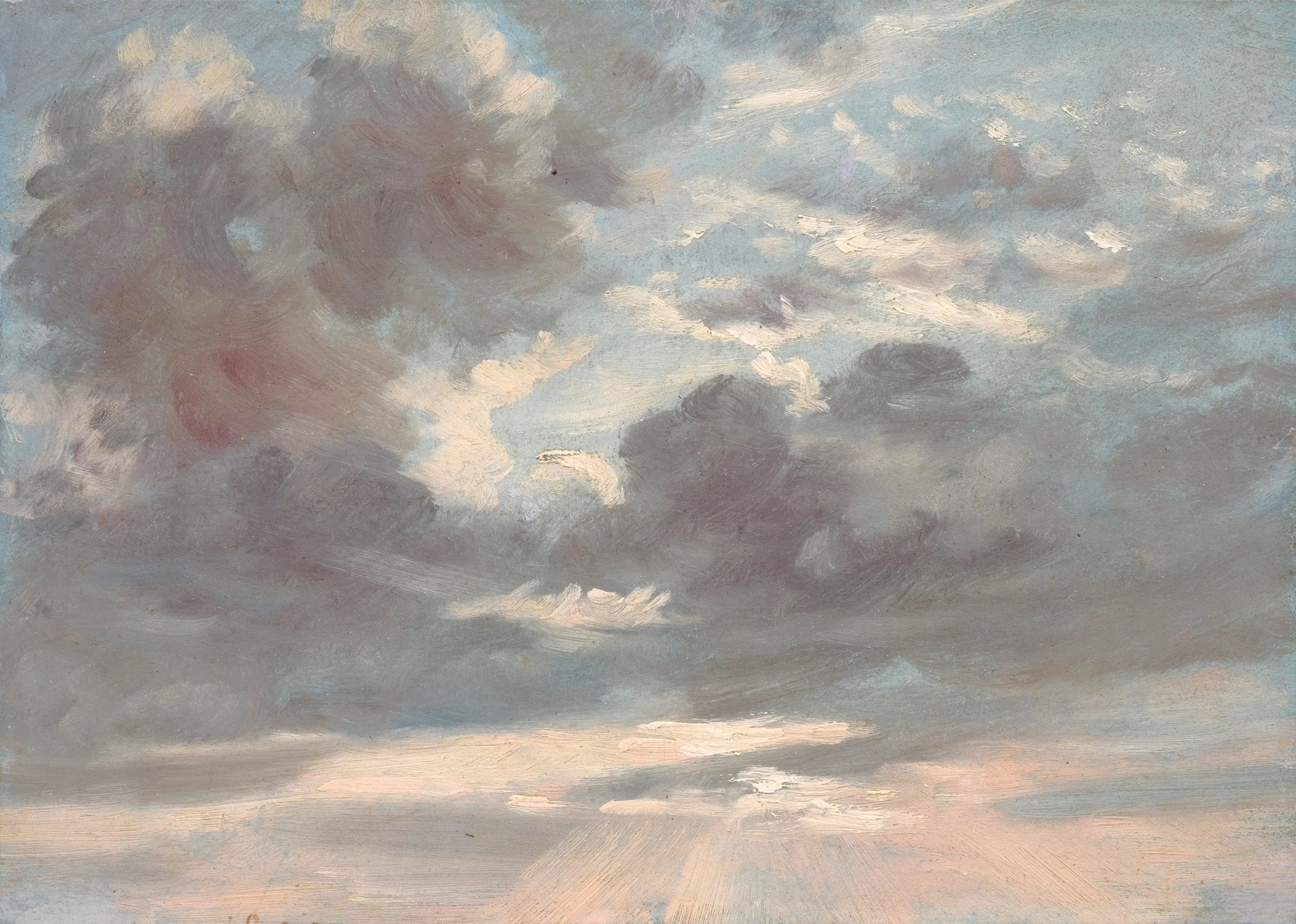Étude de nuages: coucher de soleil orageux - John Constable - Alpha Reproduction
