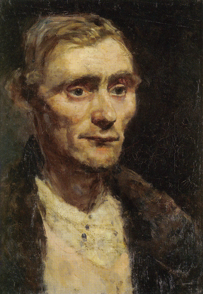 Reproduction du tableau « Étude de tête d'homme - Edvard Munch » par Alpha Reproduction en peinture à l’huile