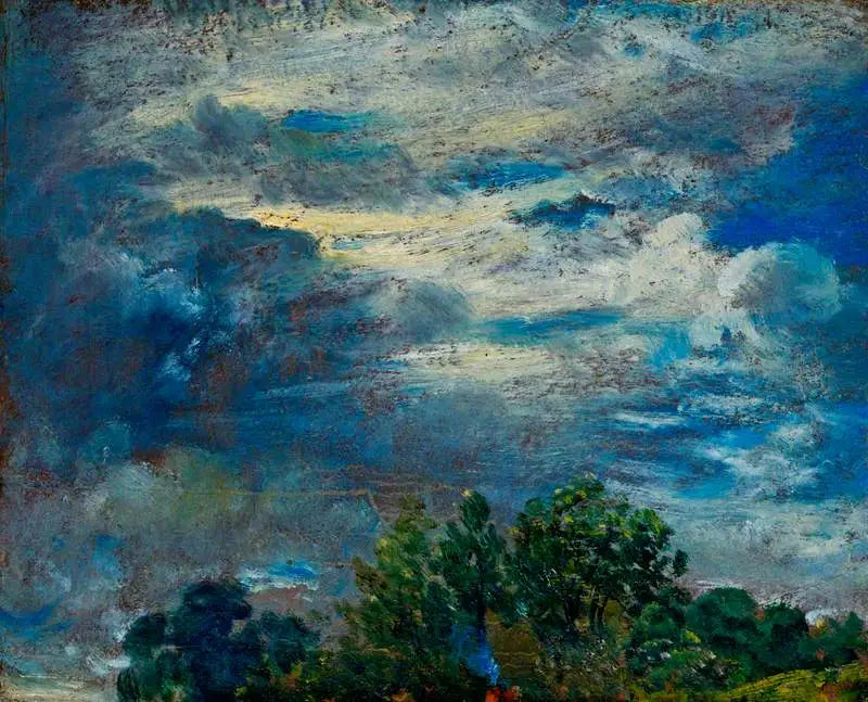 Étude du ciel et des arbres - John Constable - Alpha Reproduction