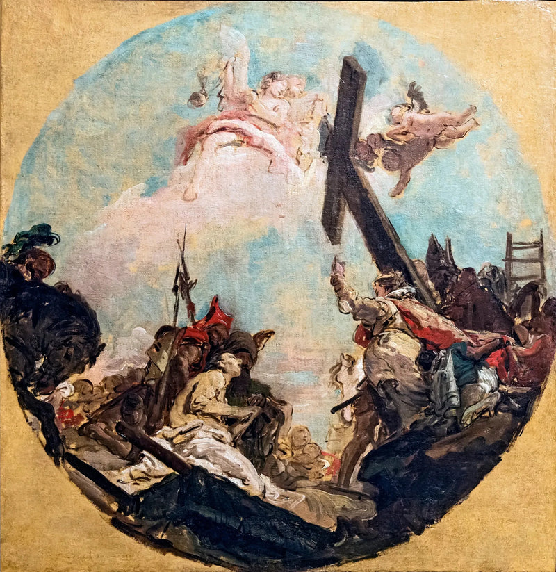 Çarmıha Geriliş ve Aziz Helena - Giovanni Battista Tiepolo
