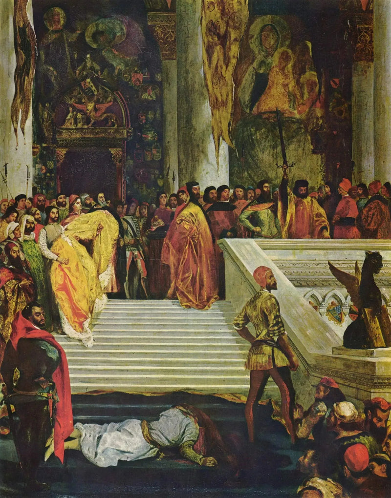 Dük Marino Faliero'nin İnfazı - Eugène Delacroix
