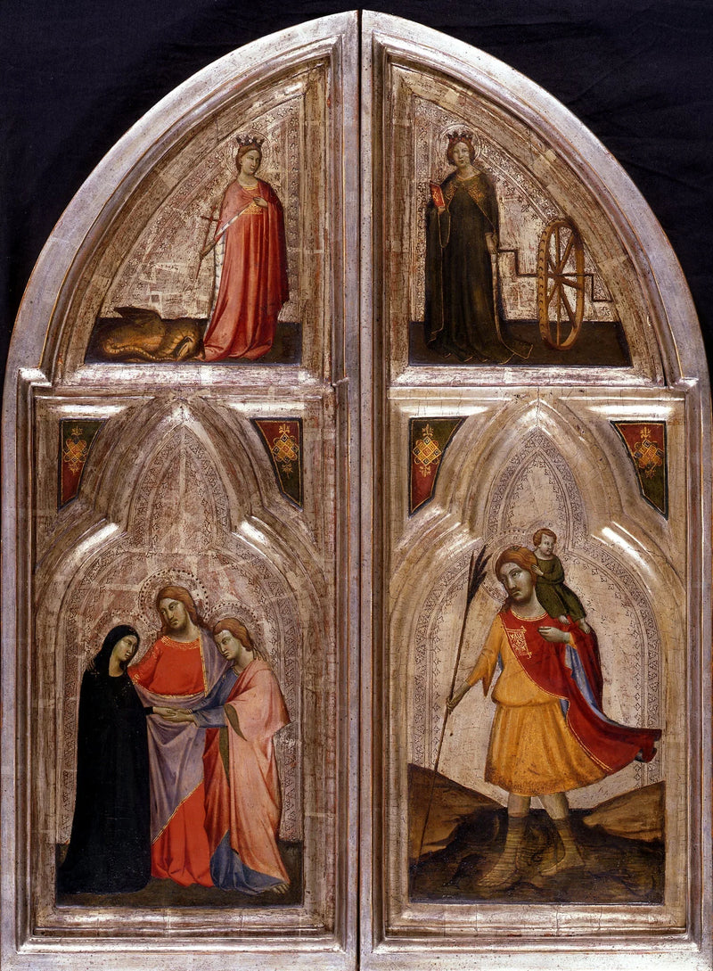 Triptyk Kapakları Dış Yüzeyi - Taddeo Gaddi