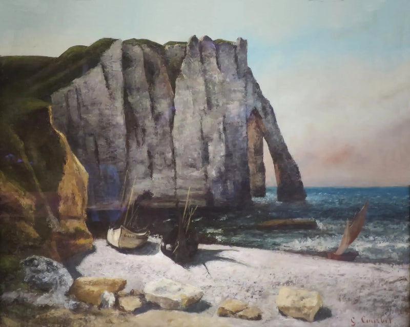 Étretat Kayalıkları, Aval Kapısı - Gustave Courbet
