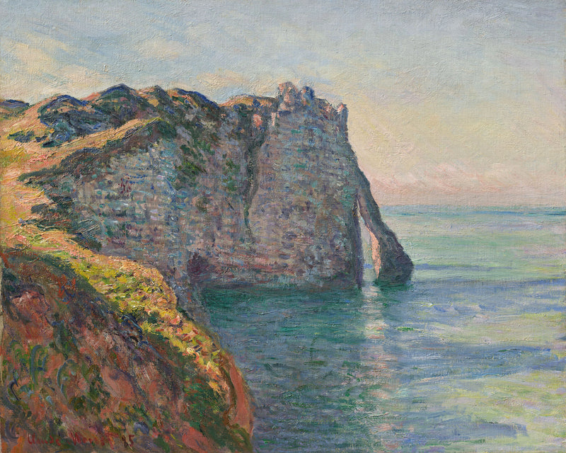 W1018 zirvesinden görülen Porte d'Aval - Claude Monet