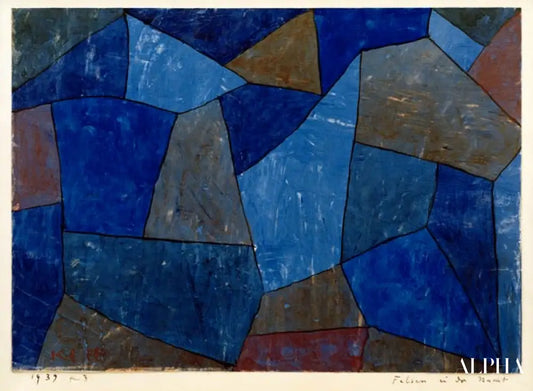 Falaises de nuit - Paul Klee - Reproductions de tableaux et peintures haut de gamme