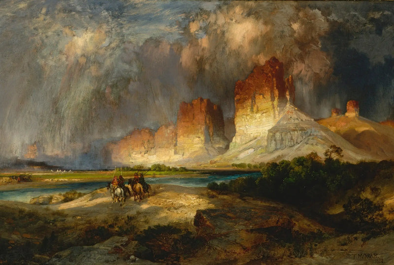 Yüksek Colorado Kayalıkları, Wyoming Bölgesi - Thomas Moran