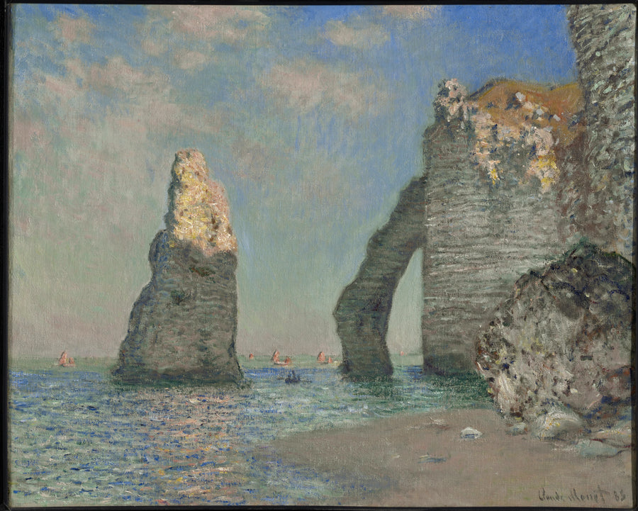 Étretat Kayalıkları - Claude Monet