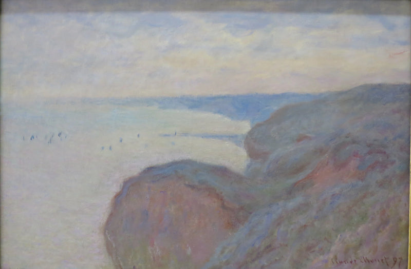 Dieppe yakınlarındaki kayalıklar, Hermitage W1467 - Claude Monet