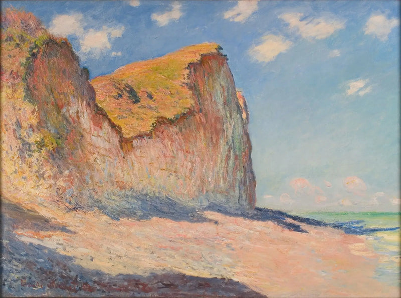 Pourville yakınlarındaki Kayalıklar - Claude Monet