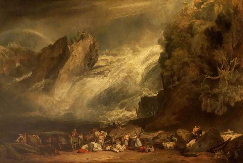 Schaffhausen'daki Ren Şelaleleri - J. M. W. Turner
