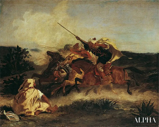 Fantaisie arabe - Eugène Delacroix - Reproductions de tableaux et peintures haut de gamme