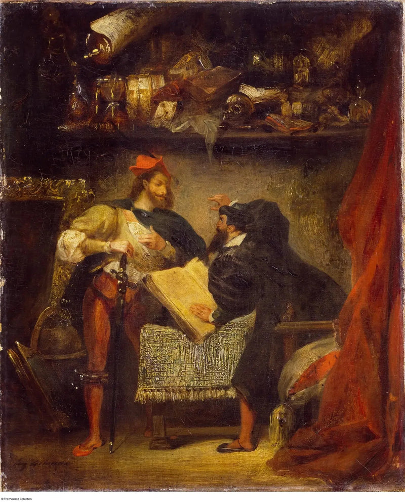 Faust ve Méphistophélès - Eugène Delacroix