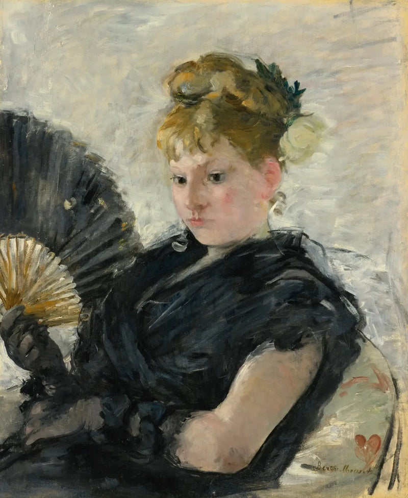 Yelpaze Tutan Kadın - Berthe Morisot