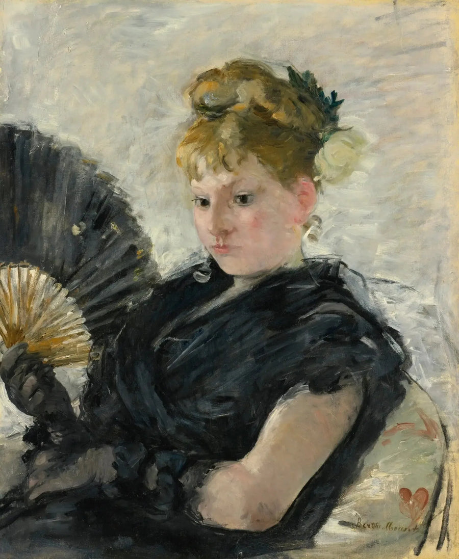 Yelpaze Tutan Kadın - Berthe Morisot