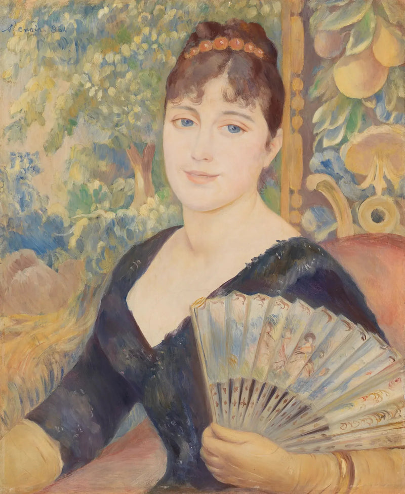 Şemsiye Tutan Kadın - Pierre-Auguste Renoir