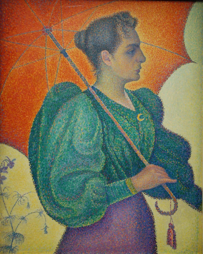 Şemsiyeli Kadın - Paul Signac